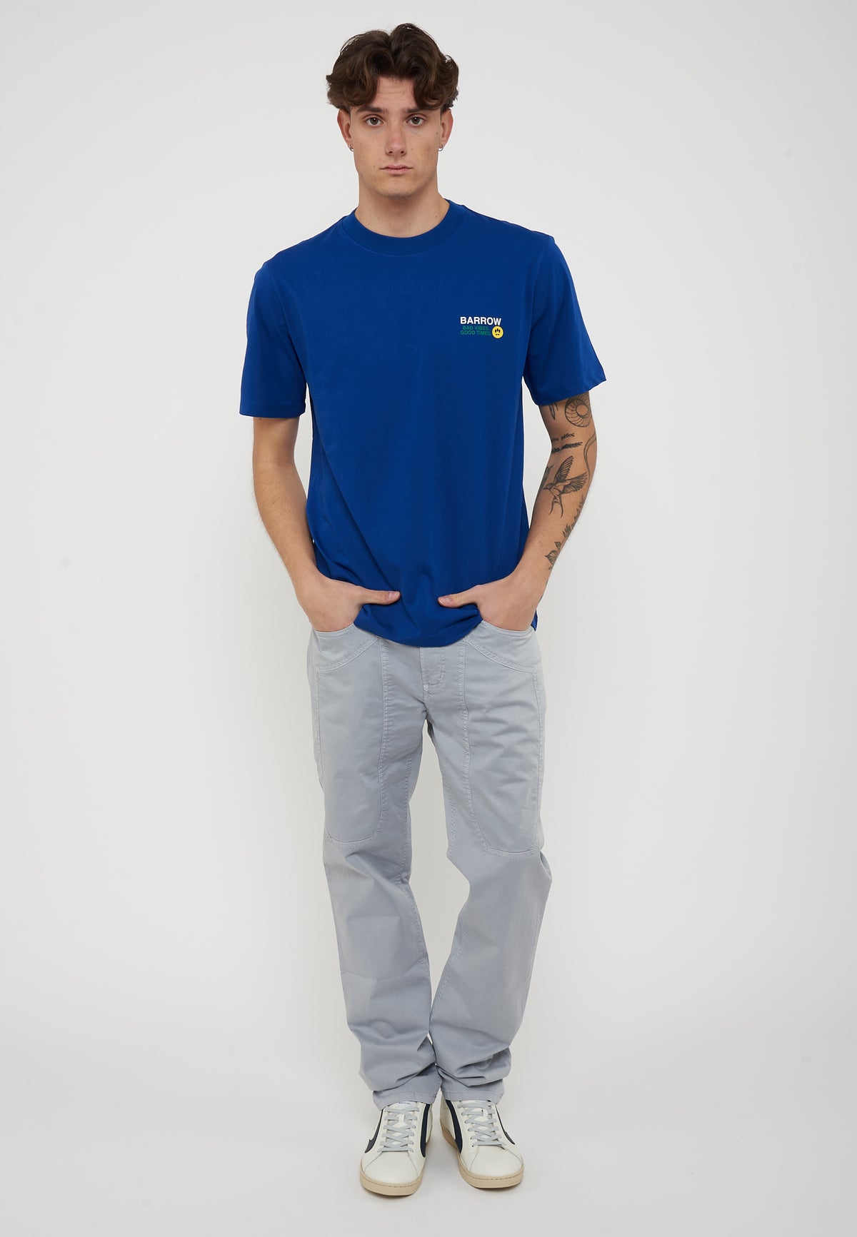 Barrow Jersey T-Shirt Blue Ink 