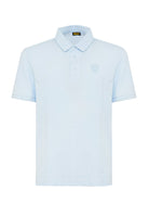 Polo In Piquet Alban Celeste. 