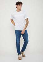 T-Shirt In Tono Bourn Bianco Ottico 