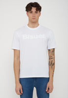 T-Shirt In Tono Bourn Bianco Ottico 
