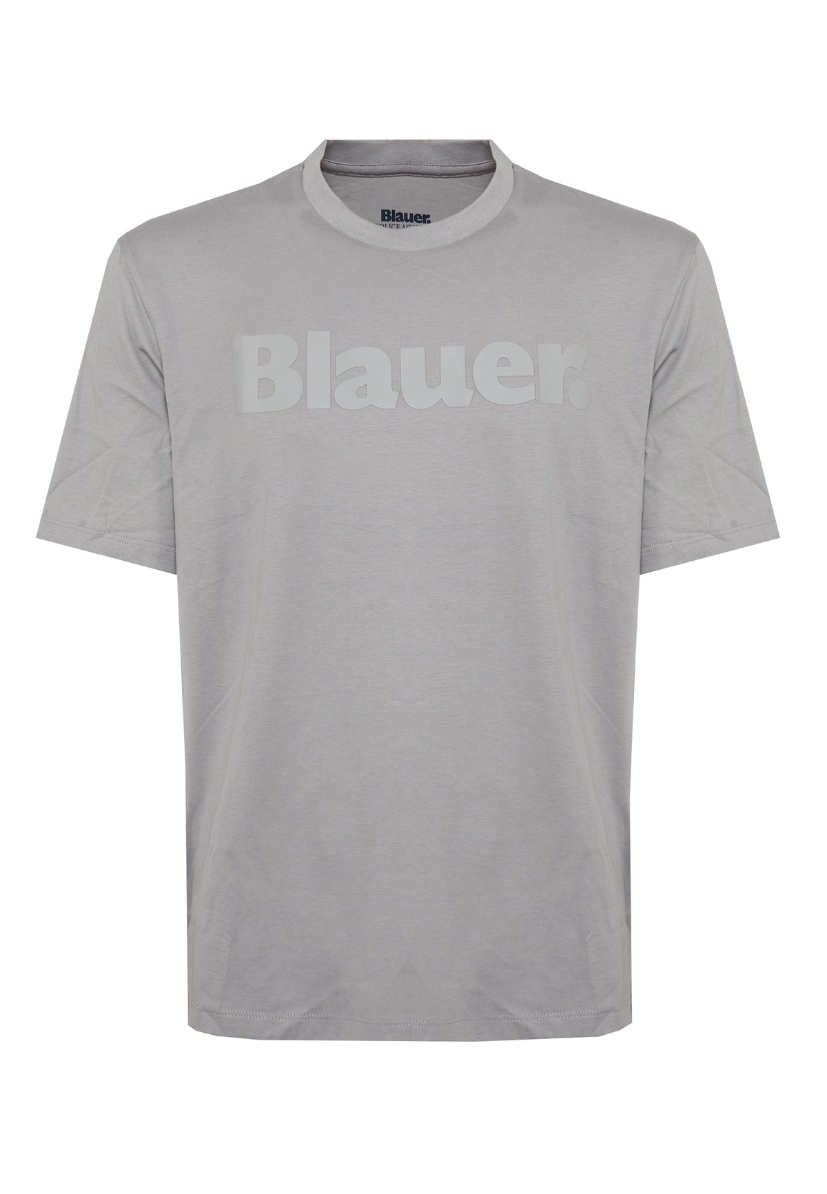 T-Shirt In Tono Grigio Nebbia 