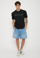 T-Shirt In Tono Nero 