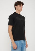T-Shirt In Tono Nero 