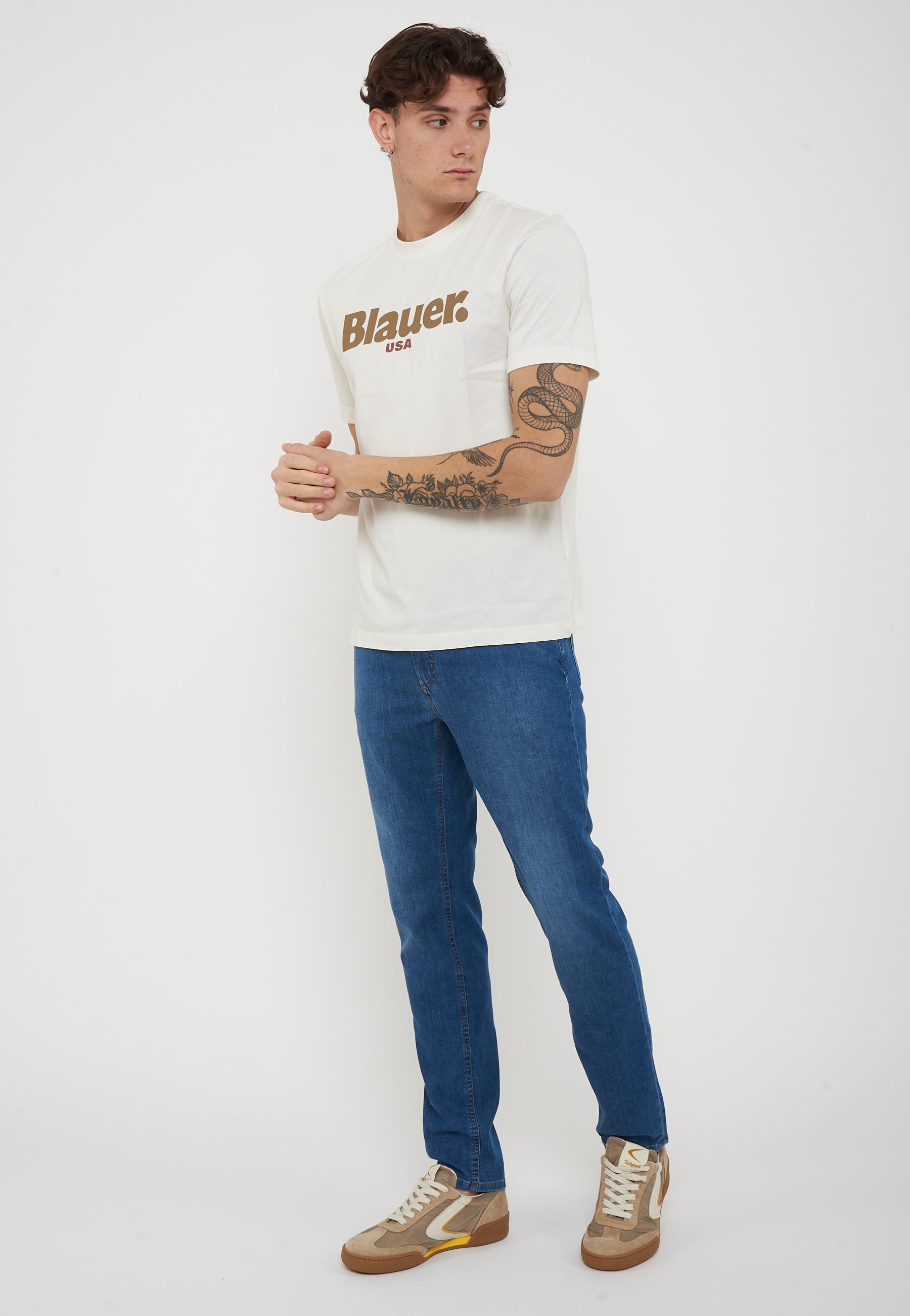 T-Shirt Ernst Bianco Neve 