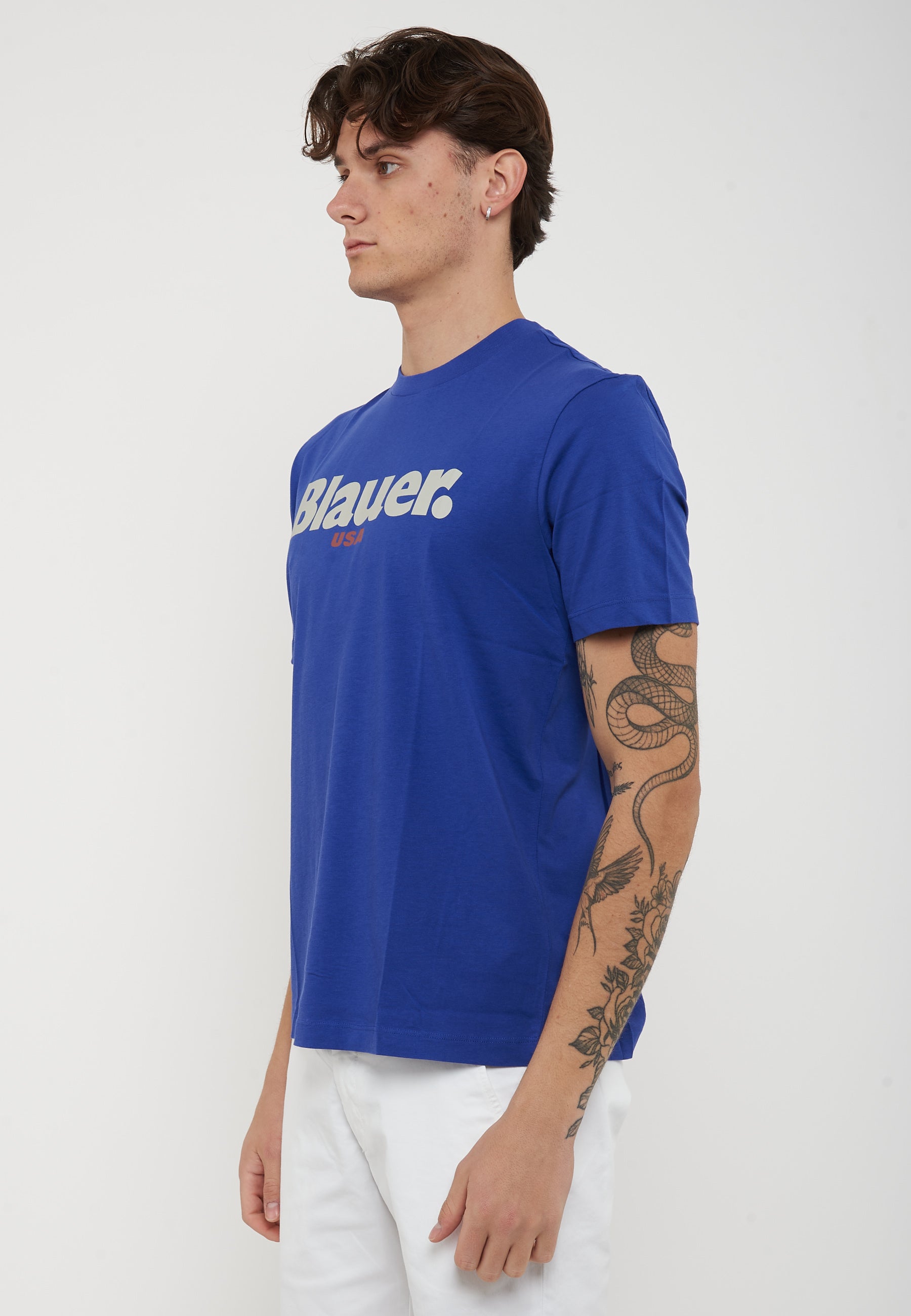 T-Shirt Ernst Blu Clematide 