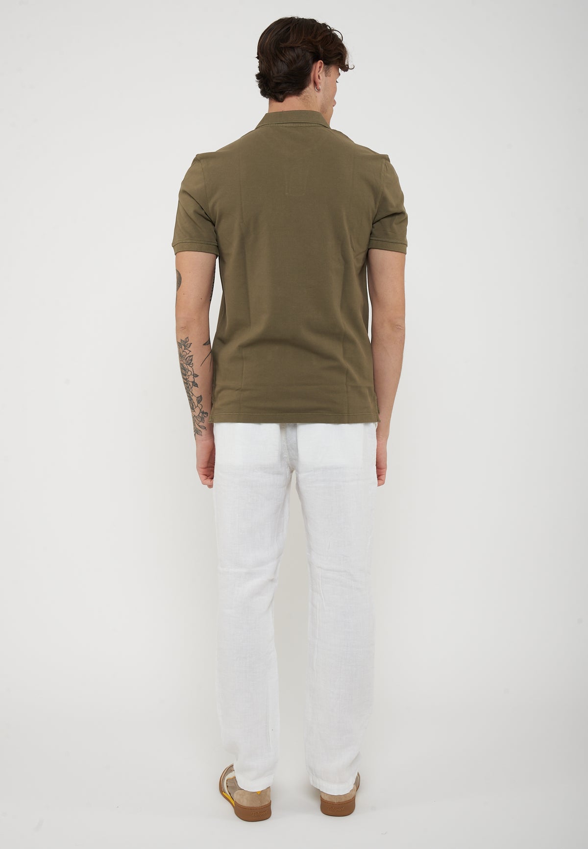Polo In Piquet Havey Green<BR/> 