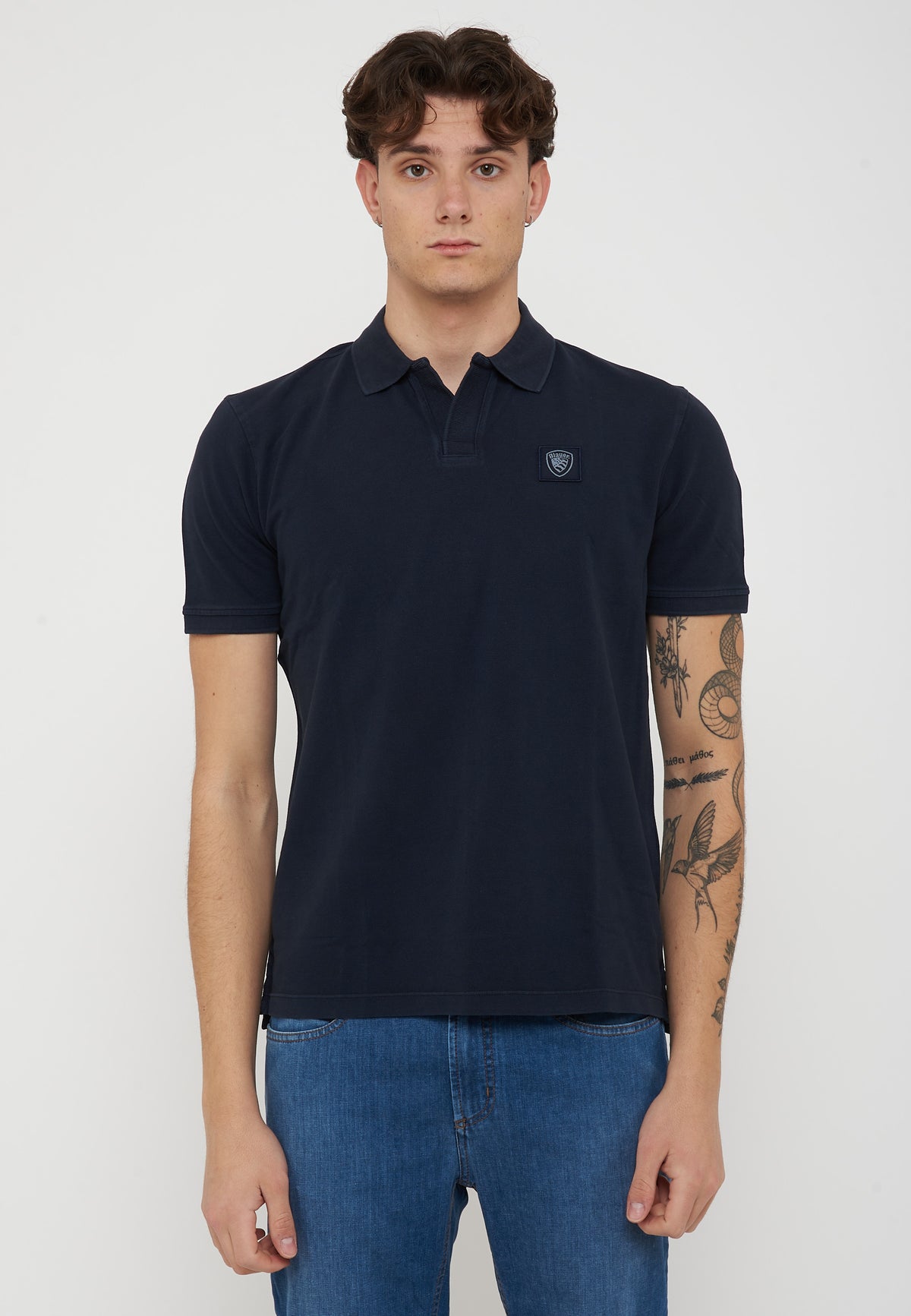 Polo In Piquet Havey Blu 