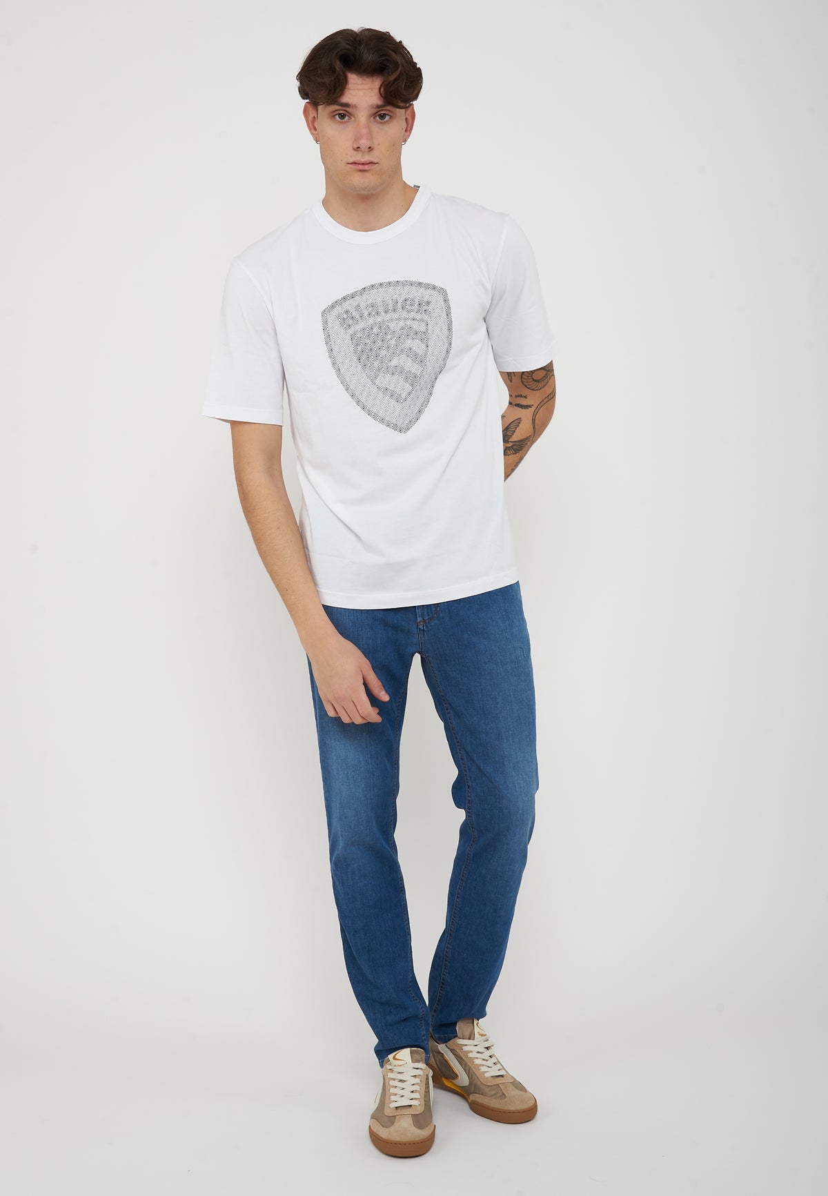 T-Shirt Hopkins Bianco Ottico 