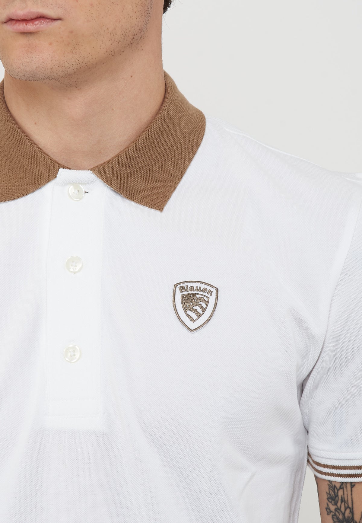 Polo in Piquet Oakland Bianco 