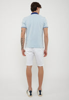 Polo in Piquet Oakland Light Blue 