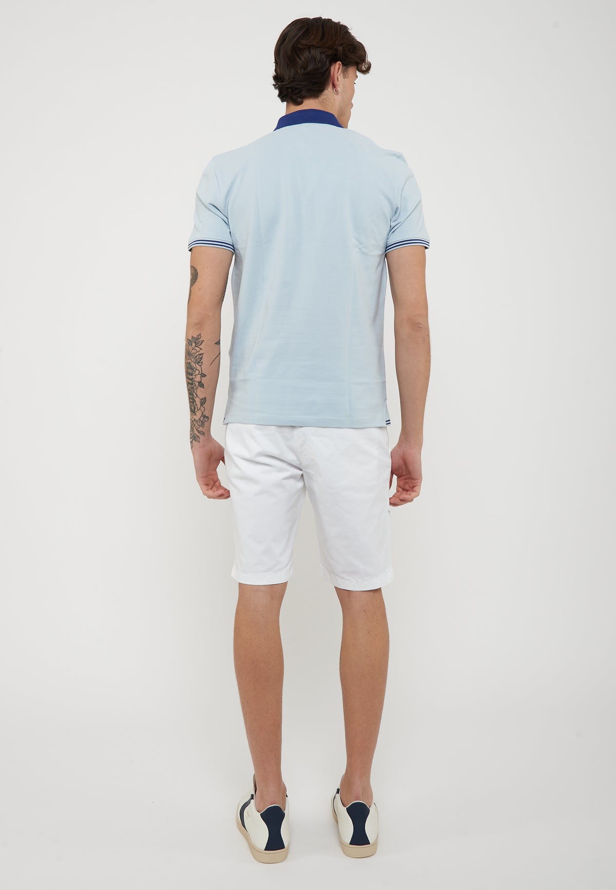 Oakland Light Blue Piqué Polo Shirt