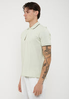 Polo Doppia Riga Logata Parkson Light Green 