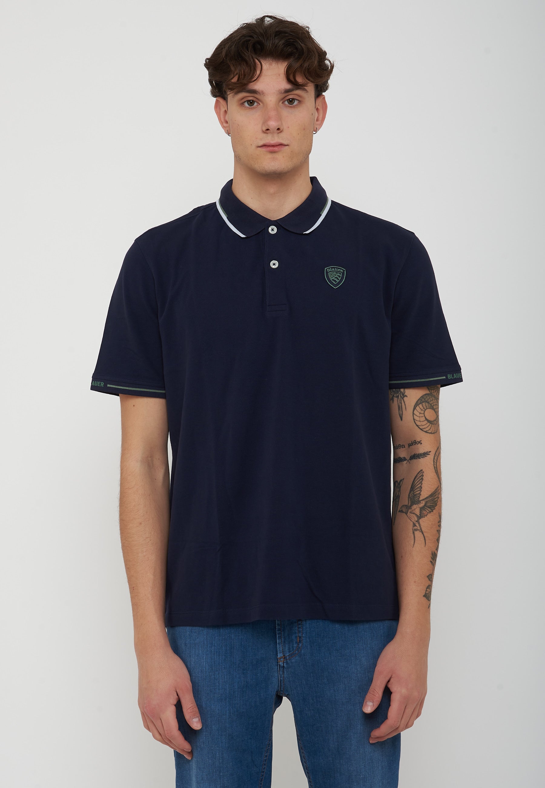 Polo In Piquet Peter Blu 