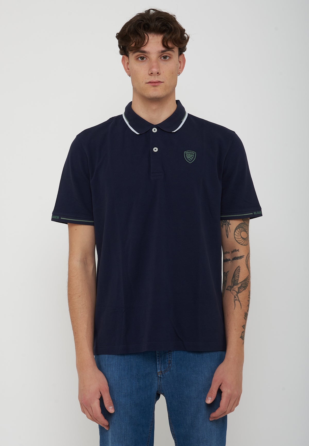 Polo In Piquet Peter Blu 