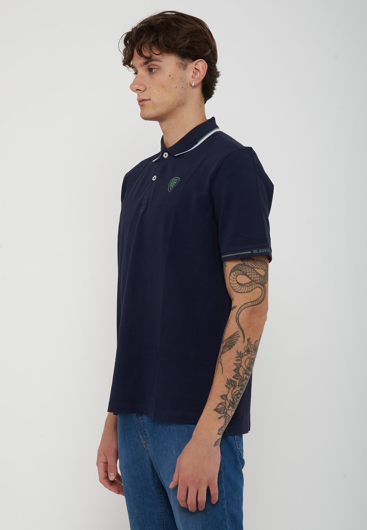 Polo In Piquet Peter Blu 