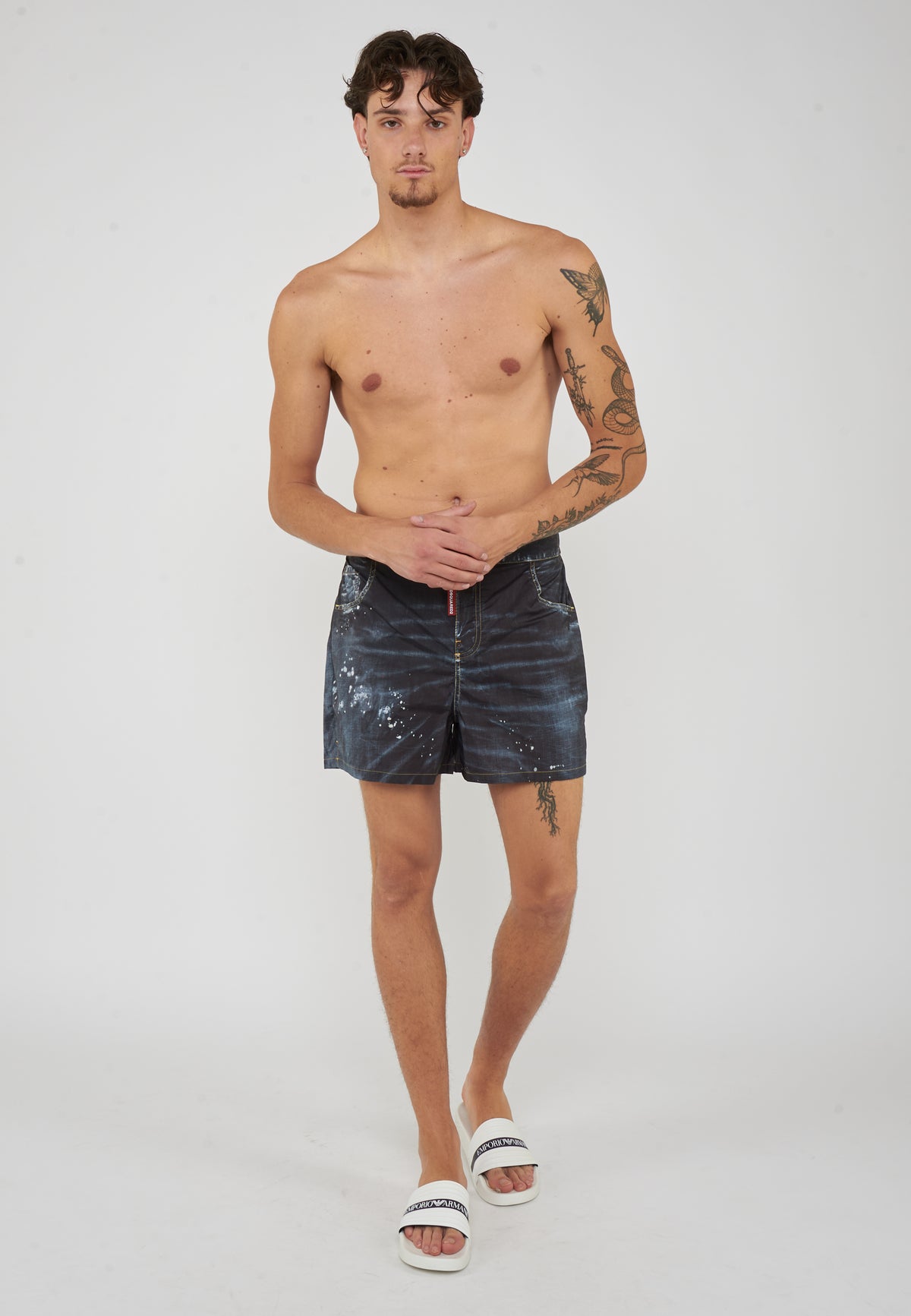 Boxer Mare Five Pockets Stile Denim 