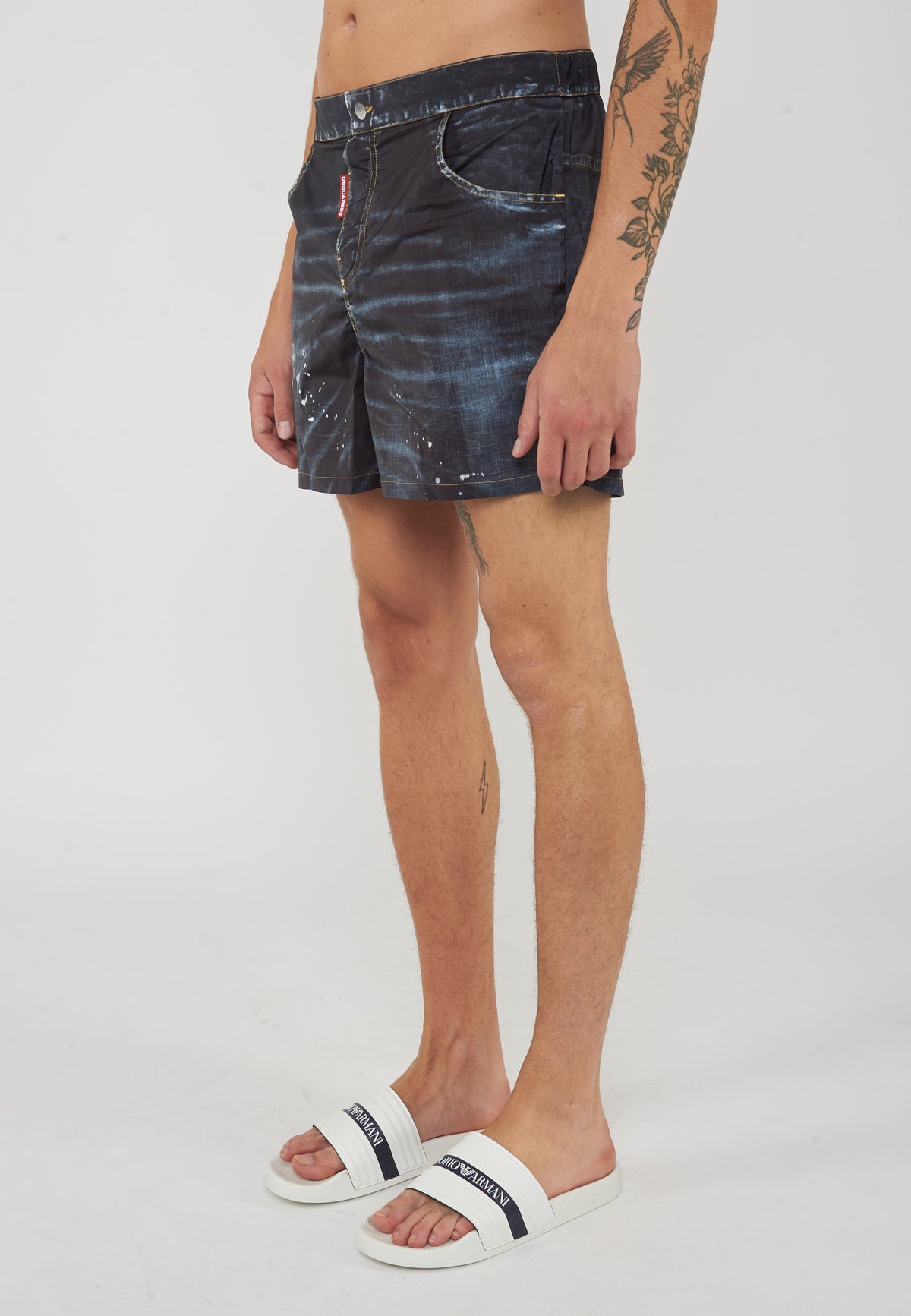 Boxer Mare Five Pockets Stile Denim 