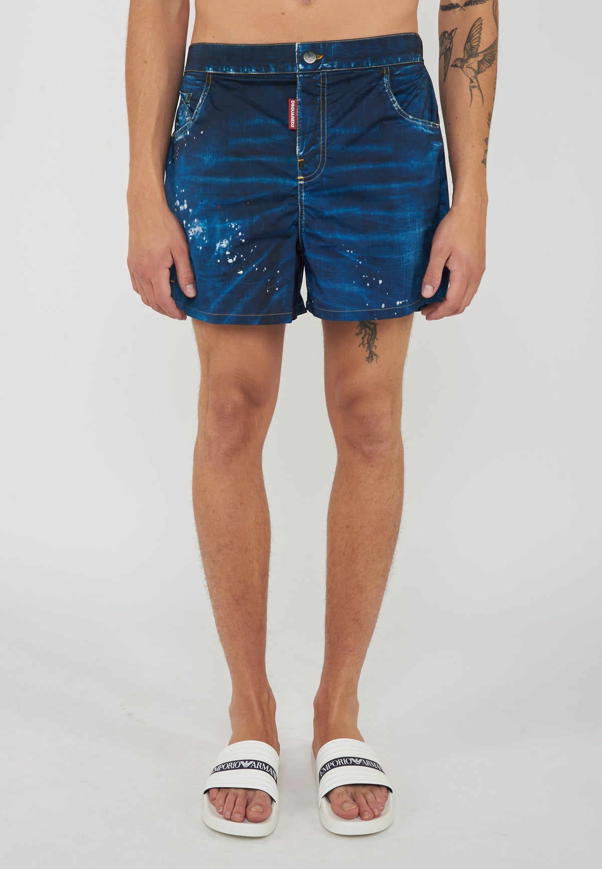 Boxer Mare Five Pockets Stile Denim 