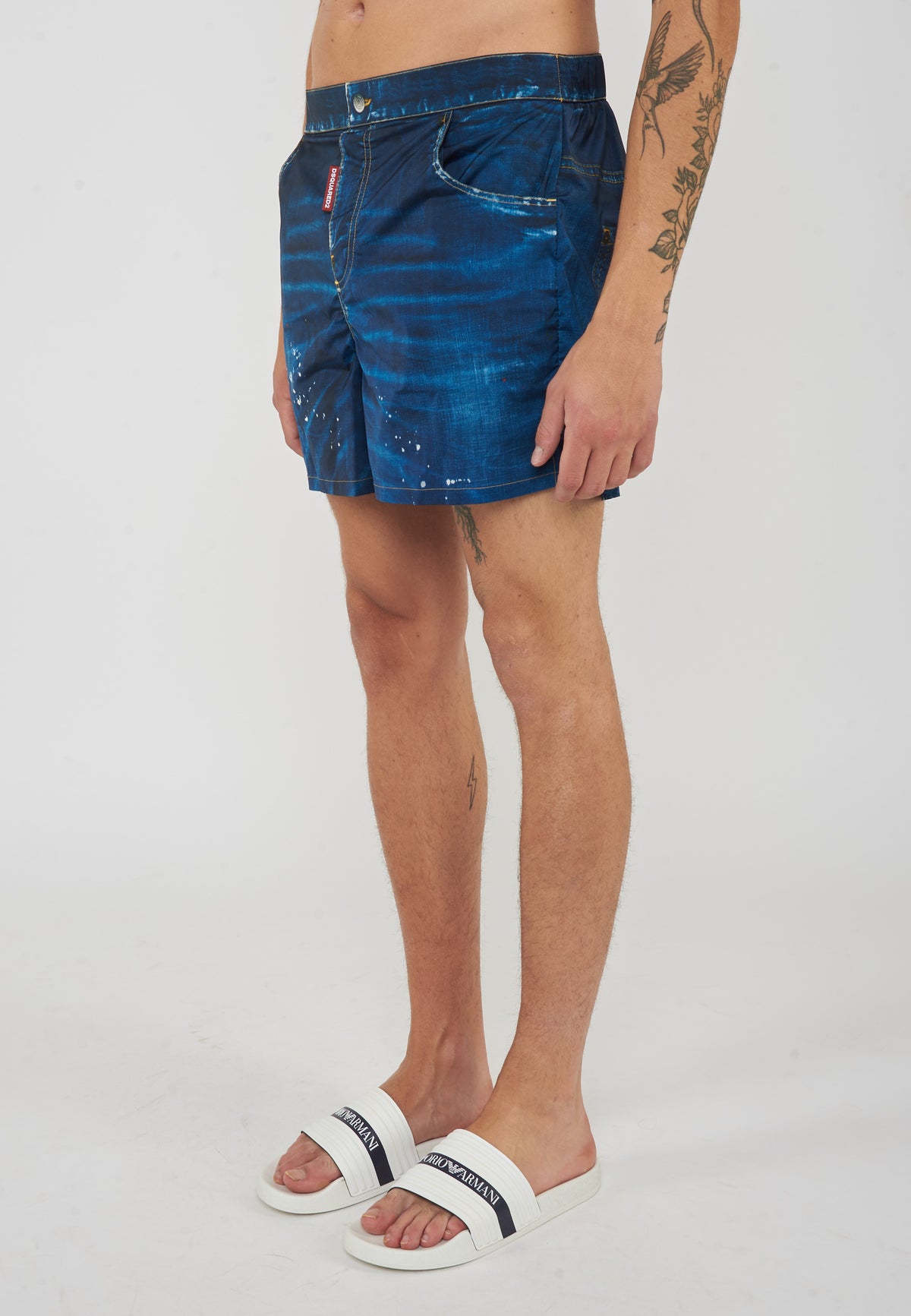 Boxer Mare Five Pockets Stile Denim 