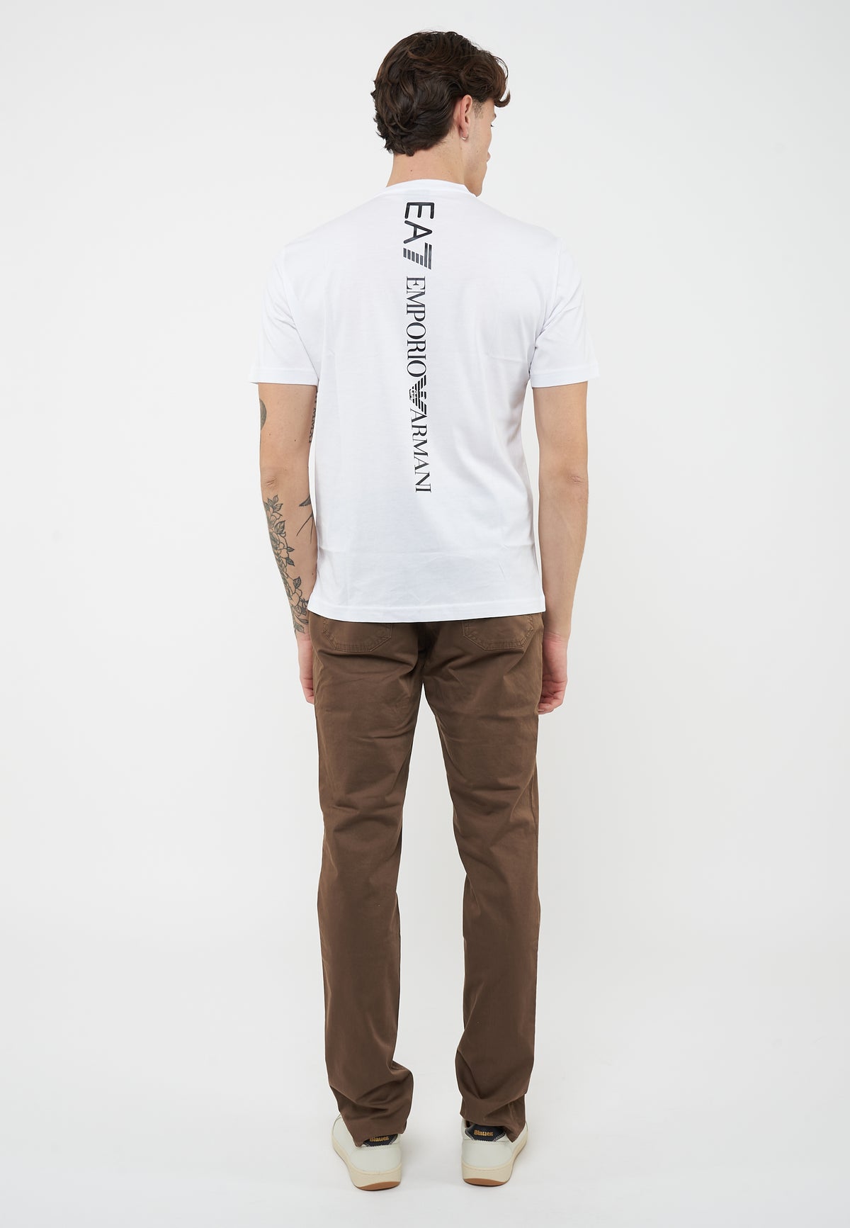 T-shirt Logo Series in jersey di cotone White 