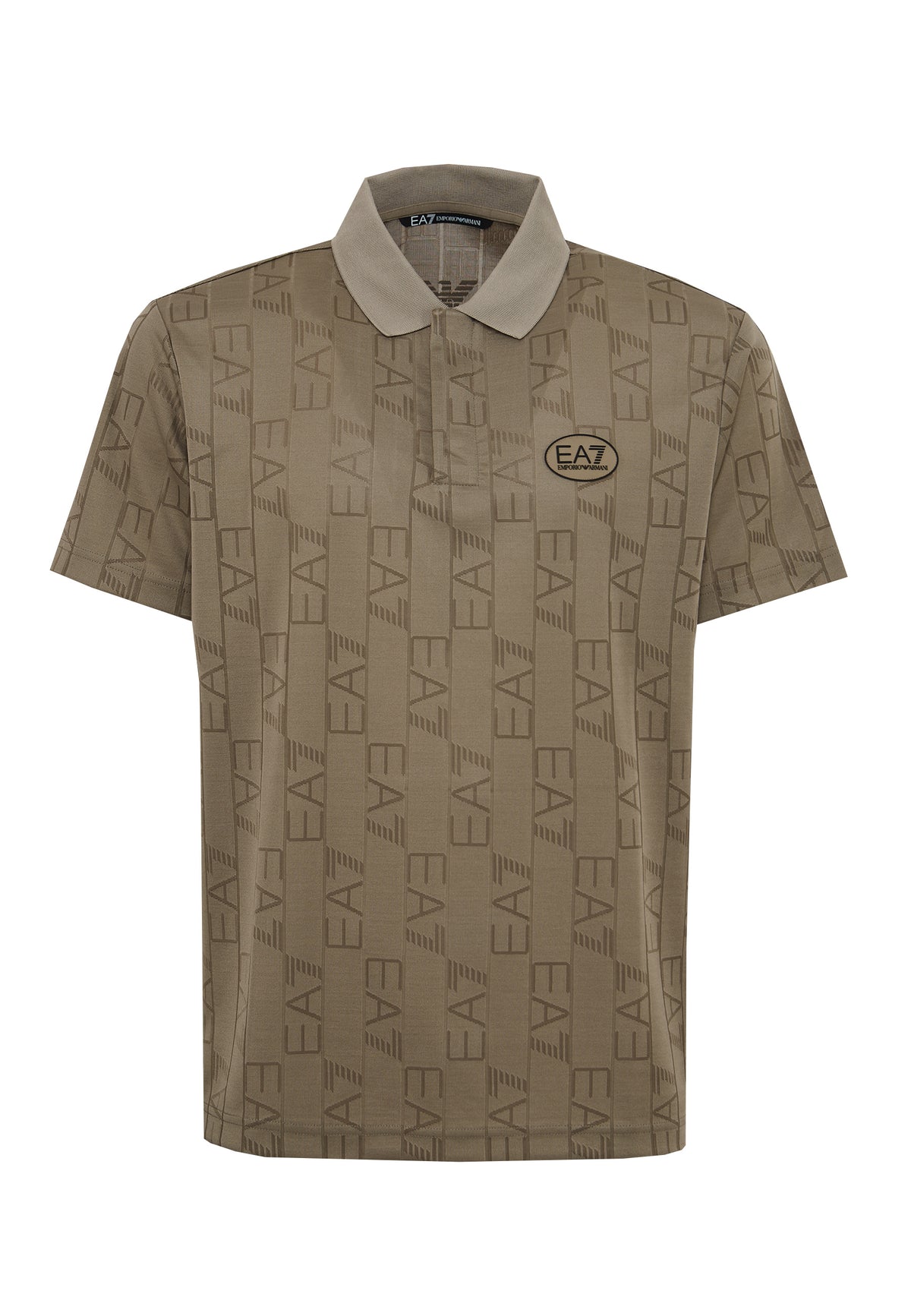 Polo Golf Pro in tessuto tecnico VENTUS7 Fancy Roasted 