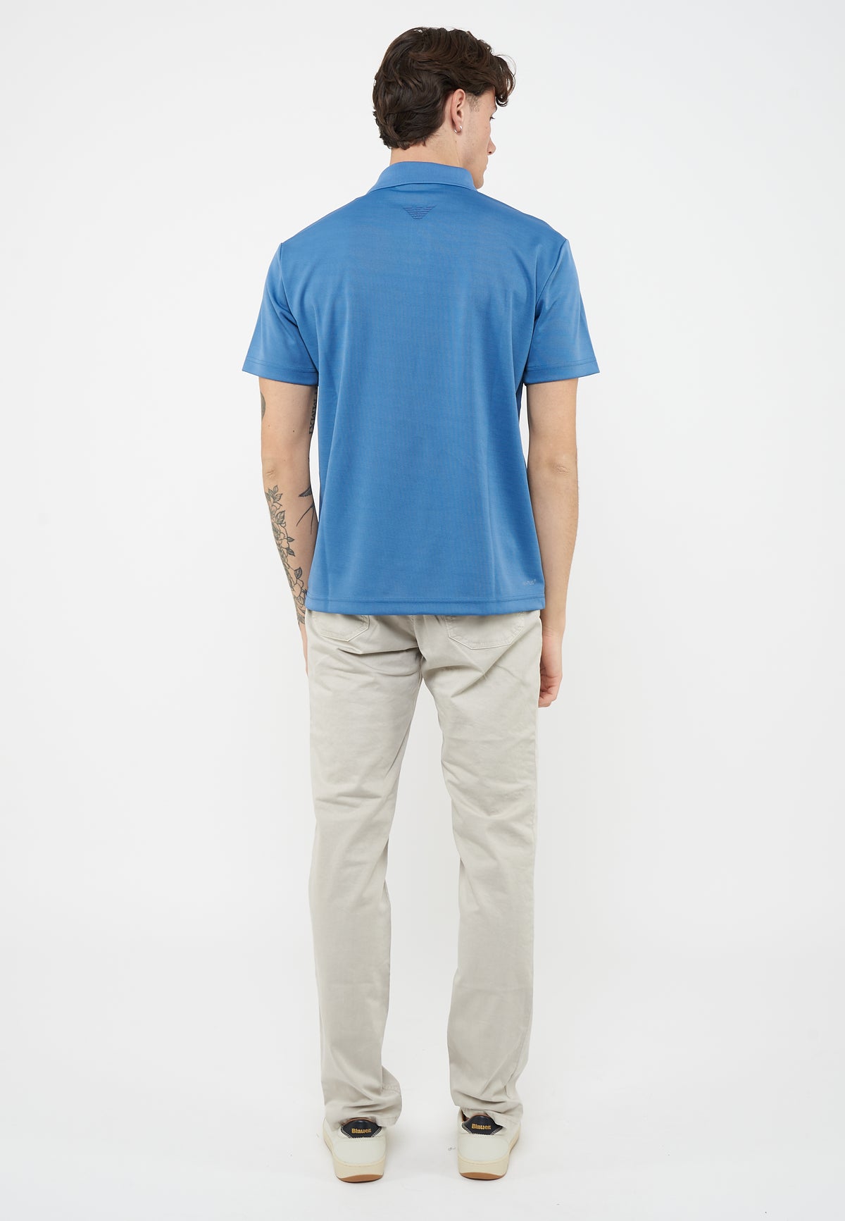Polo Golf Pro in tessuto tecnico VENTUS7 Light Blue Horizone 