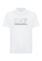 T-shirt girocollo Visibility in jersey di cotone White 