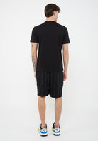 T-shirt girocollo Visibility in jersey di cotone Black 