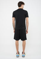 T-shirt girocollo Premium Label in misto viscosa stretch Black 