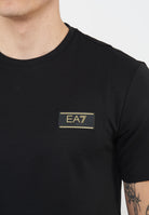 T-shirt girocollo Premium Label in misto viscosa stretch Black 