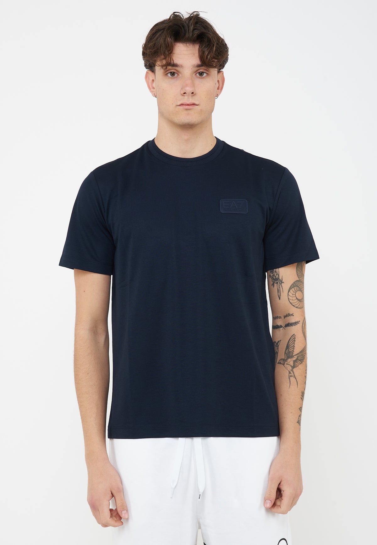 T-shirt Lux Identity in jersey di misto modal Blue 