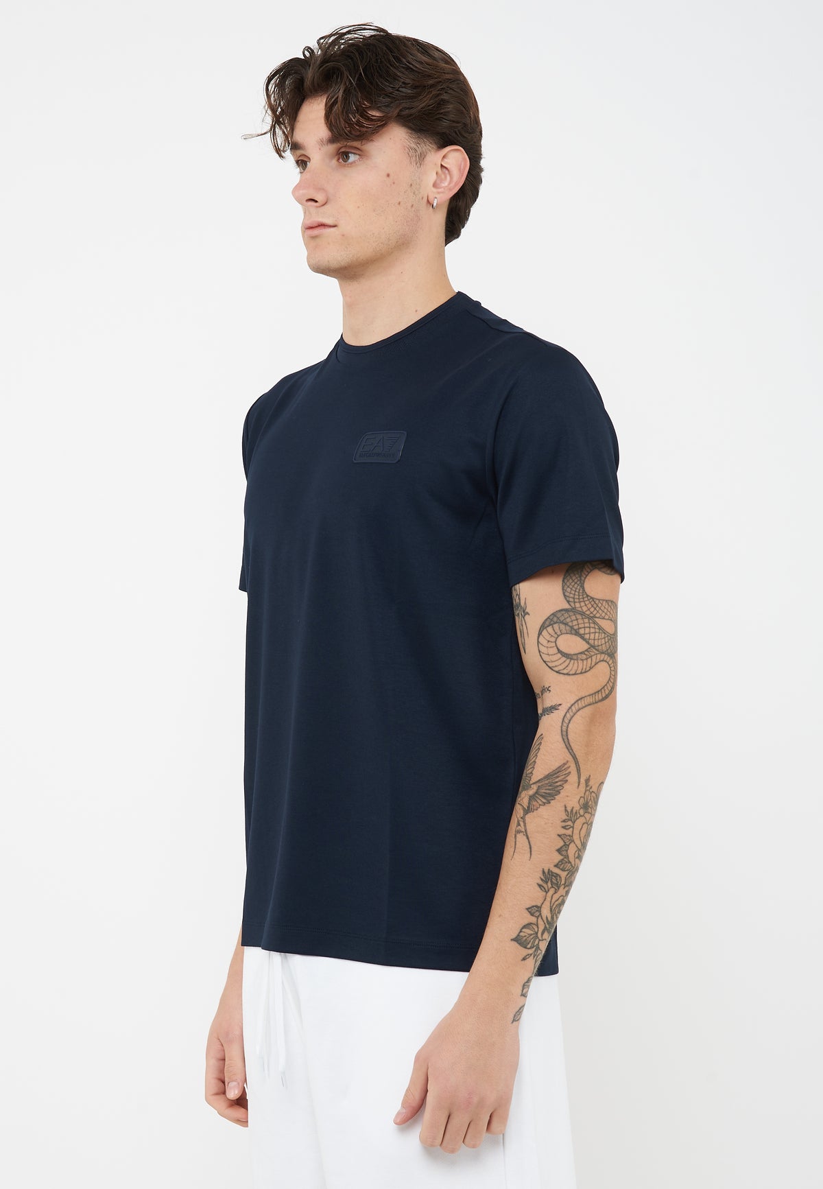 T-shirt Lux Identity in jersey di misto modal Blue 