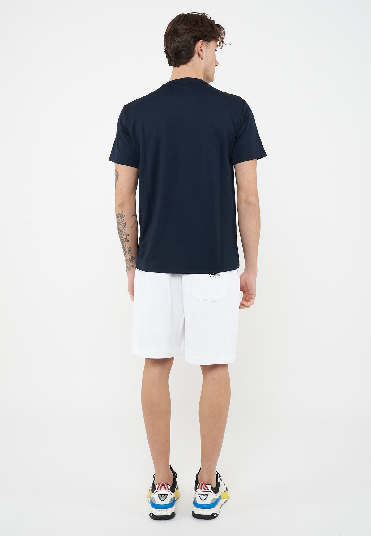 T-shirt Lux Identity in jersey di misto modal Blue 
