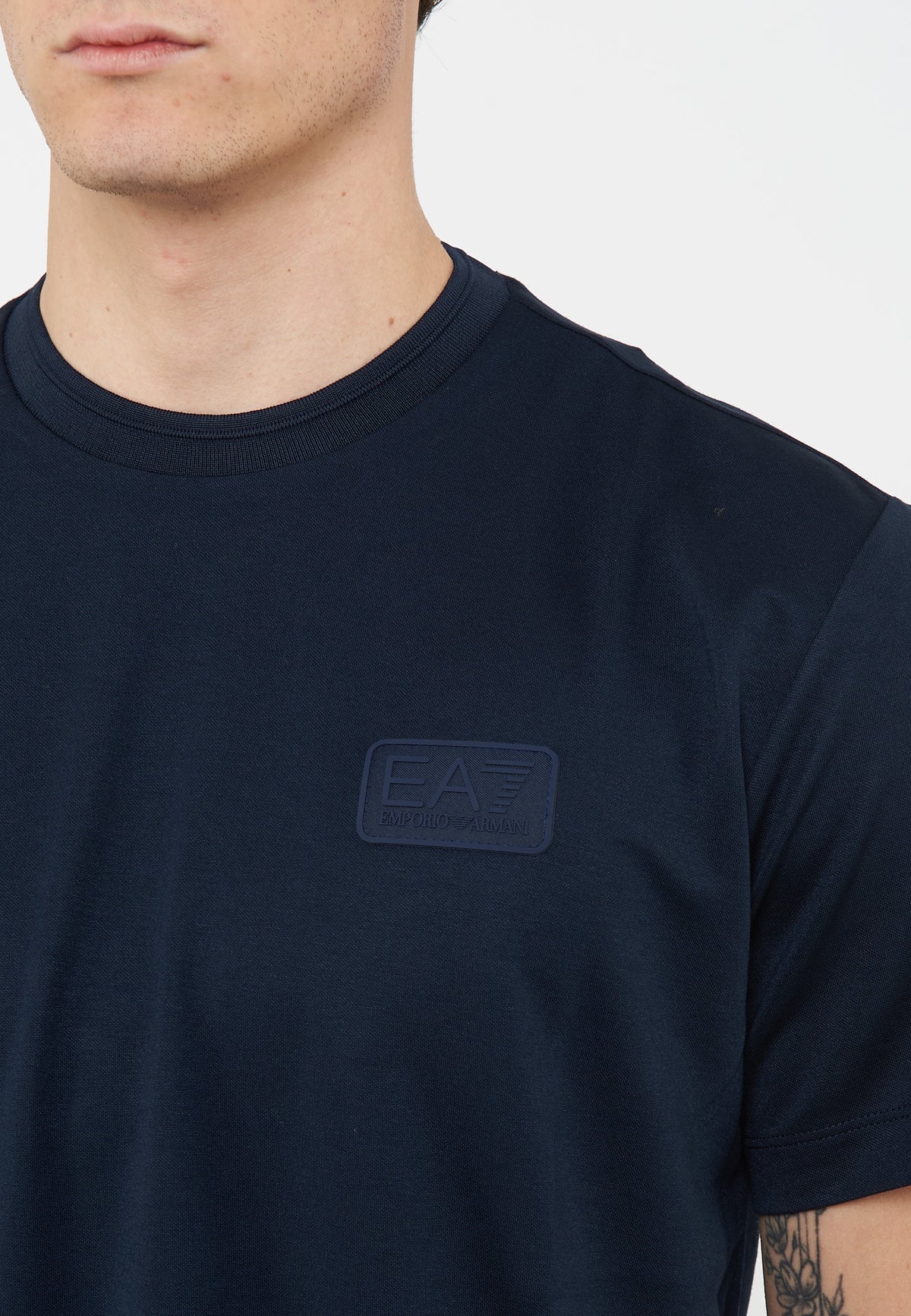 T-shirt Lux Identity in jersey di misto modal Blue 