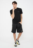 T-shirt Lux Identity in jersey di misto modal Black 