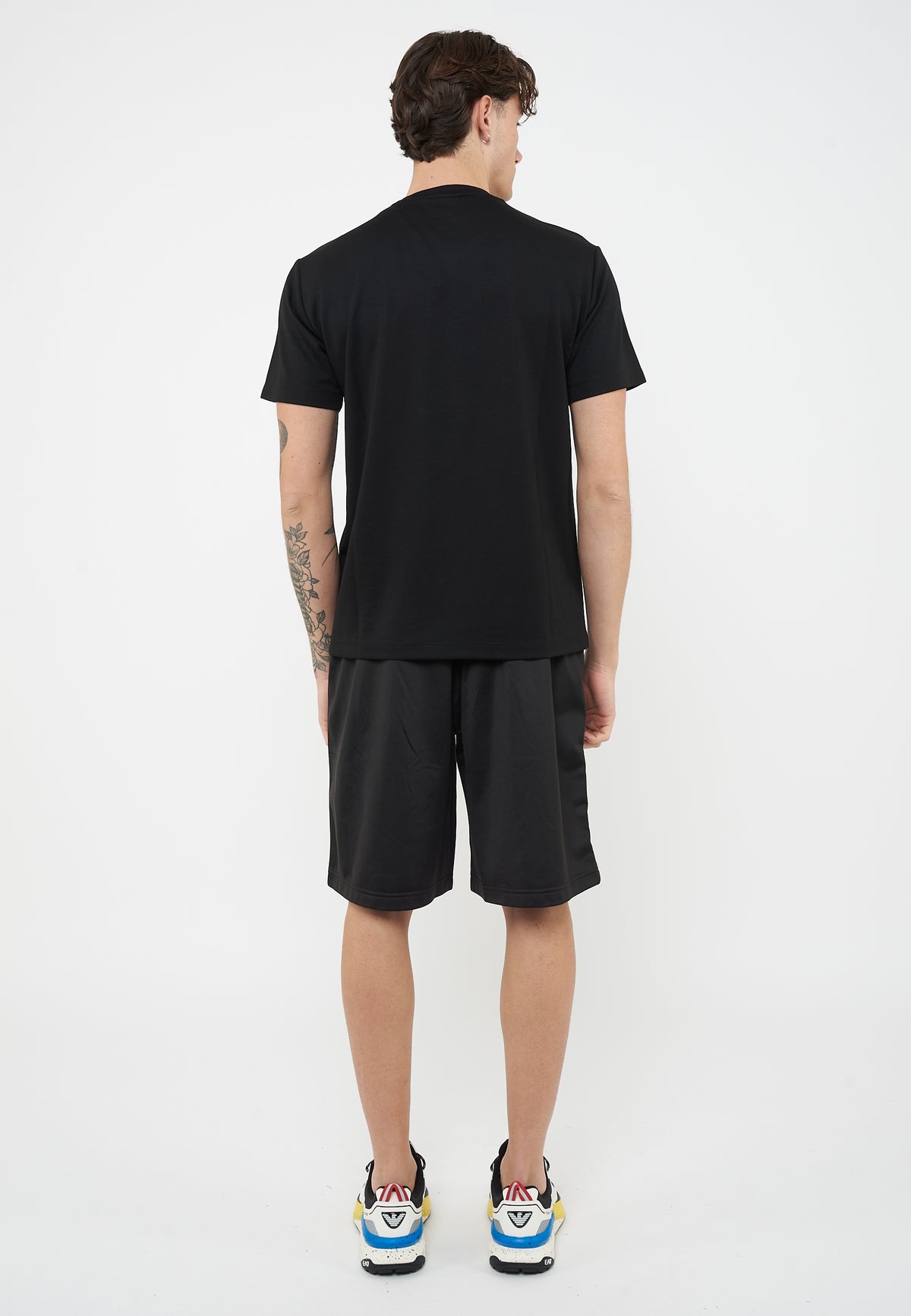 T-shirt Lux Identity in jersey di misto modal Black 