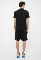 T-shirt Lux Identity in jersey di misto modal Black<BR/> 