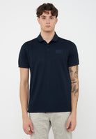 Polo Lux Identity in misto modal Blue 