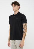 Polo Lux Identity in misto modal Black 