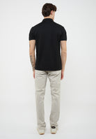 Polo Lux Identity in misto modal Black 
