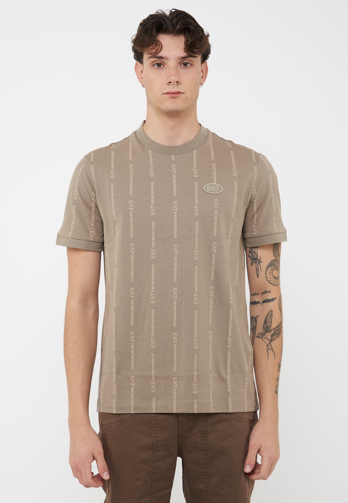 Graphic Series cotton blend T-shirt Roasted
