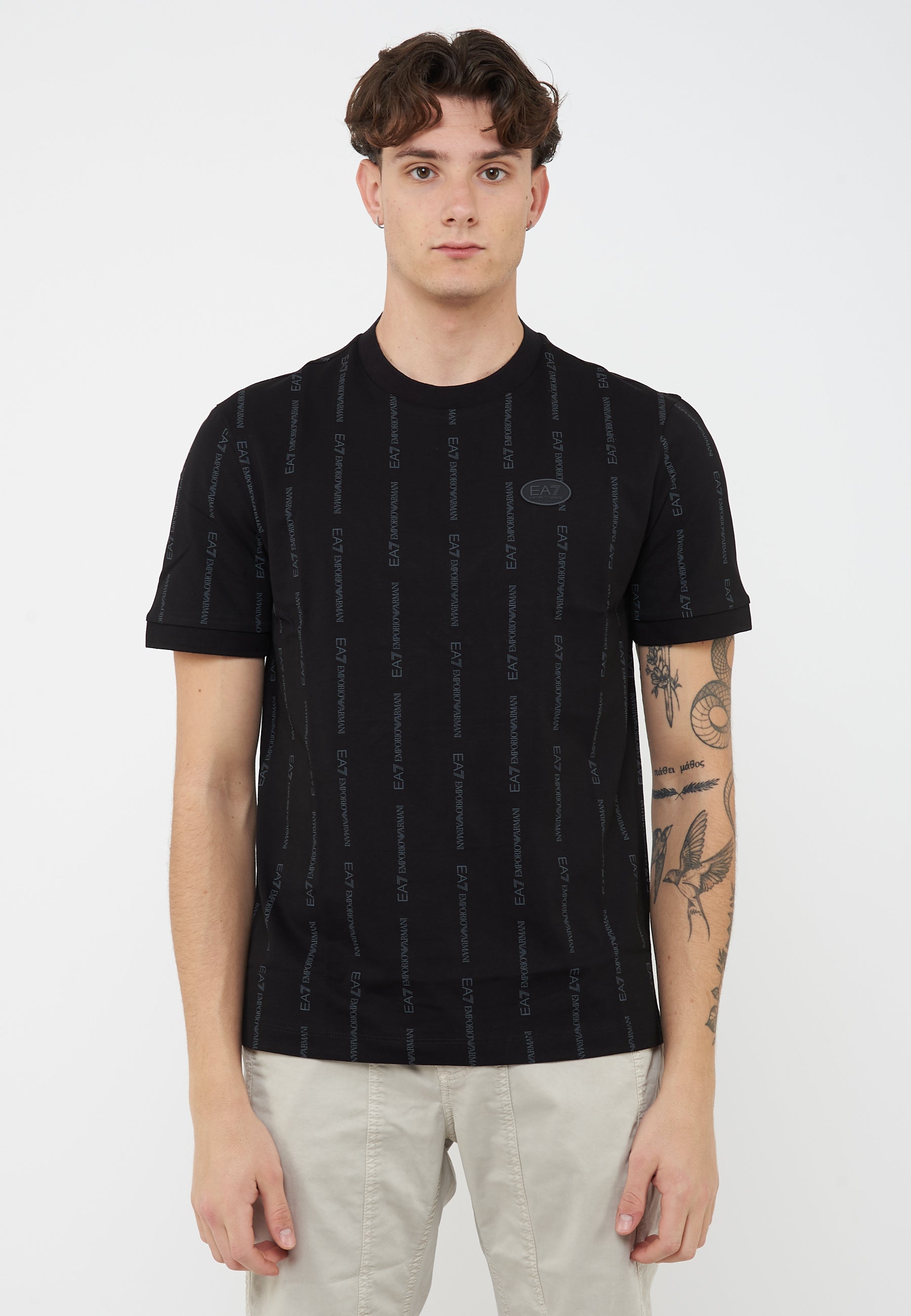 T-shirt Graphic Series in misto cotone Black 