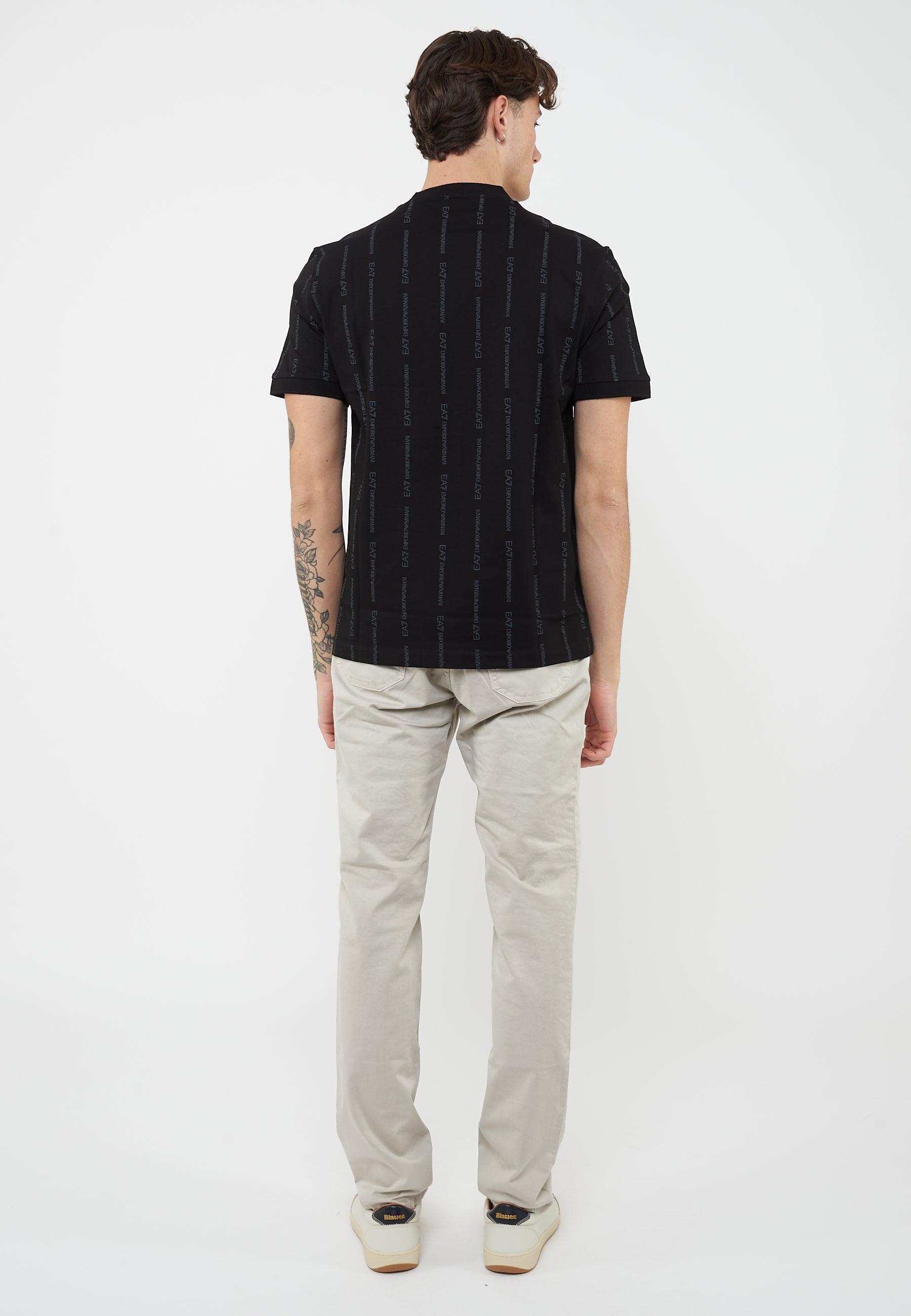 T-shirt Graphic Series in misto cotone Black 