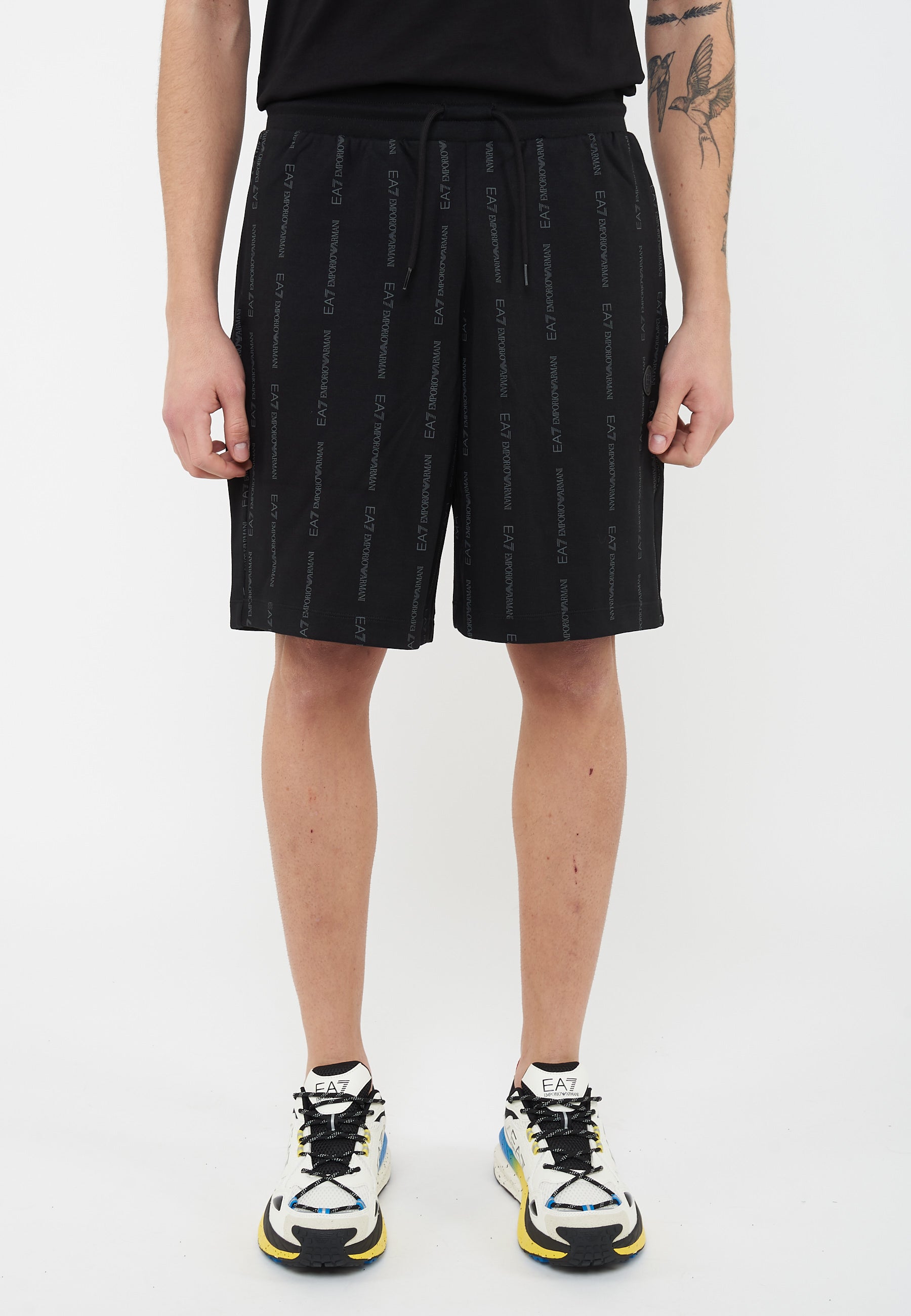 Bermuda Graphic Series in misto cotone Black 