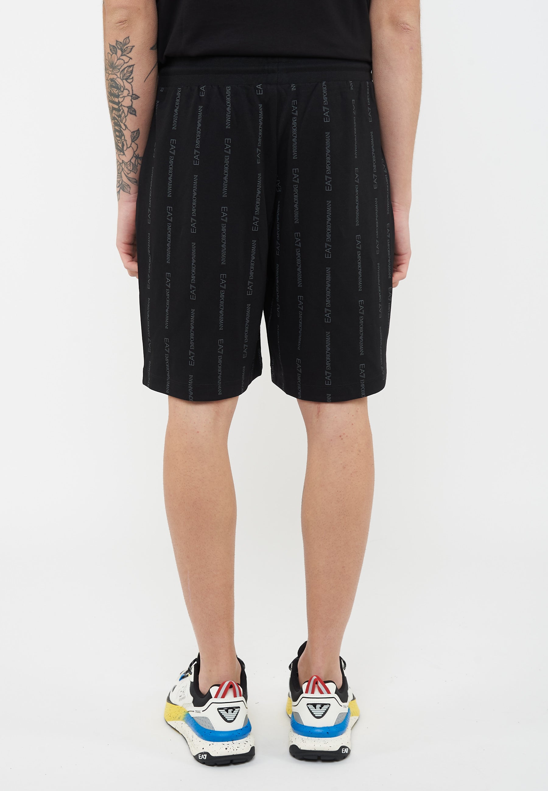 Bermuda Graphic Series in misto cotone Black 