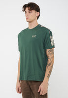 T-shirt Graphic Series in misto viscosa stretch Cilantro 