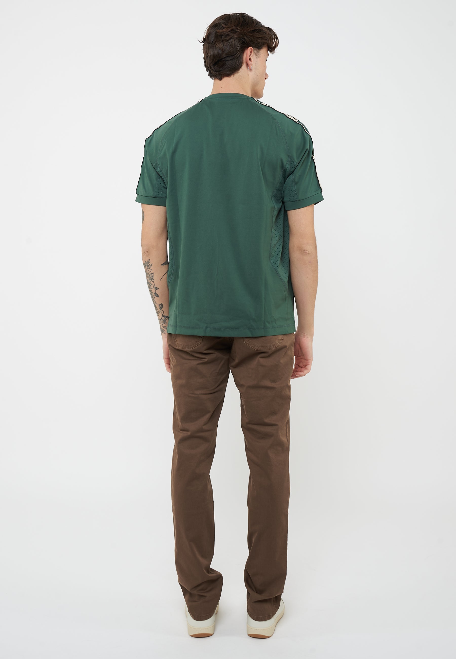 T-shirt Graphic Series in misto viscosa stretch Cilantro 