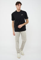 T-shirt Graphic Series in misto viscosa stretch Black<BR/> 