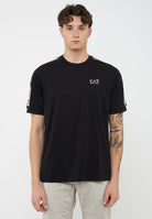 T-shirt Graphic Series in misto viscosa stretch Black<BR/> 