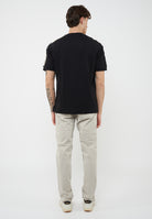 T-shirt Graphic Series in misto viscosa stretch Black<BR/> 